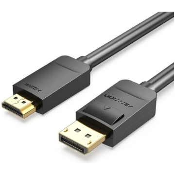CABLE DP TO HDMI 2M/BLACK HADBH VENTION