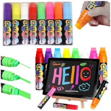 Chalk Markers Colored Multifunctional Set of 8 210