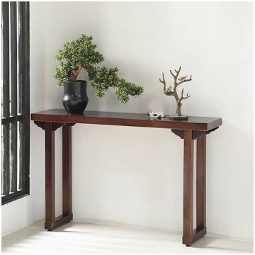Mid Century Modern Console Table, Narrow Entryway 