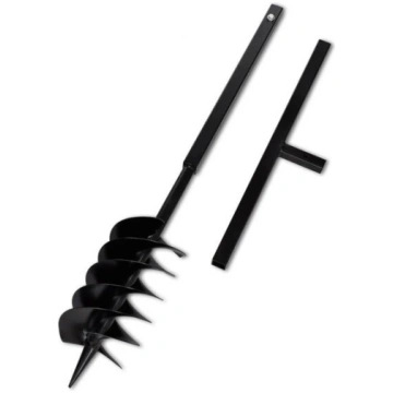 Zemes Urbis ar Rokturi 150 mm un 3 Spirālēm, Melns