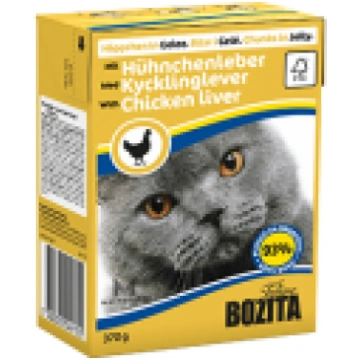Mitrā barība kaķiem Bozita Chicken liver Chunks in