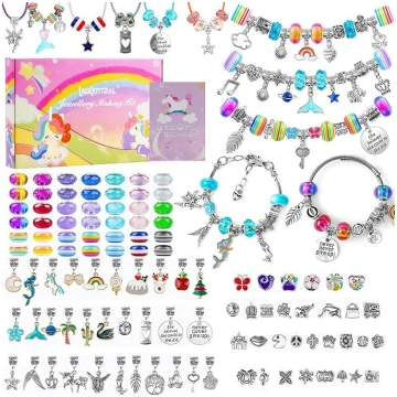 LauCentral 164 gab Charm Bracelet Making Kit Juvel