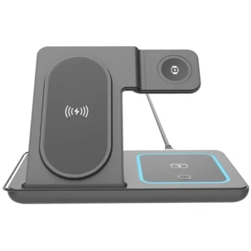Gembird TA-WPC31A-01-BK 3-in-1 foldable wireless c
