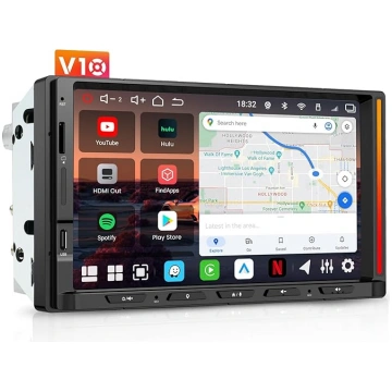 V10 7 collu Android Double DIN auto radio, karaoke