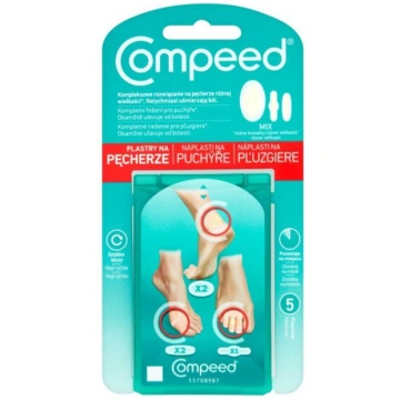 JOHN COMPEED Blister Plasters Mixed Sizes 5 pack (