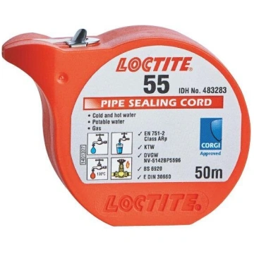LOCTITE 55 Cauruļu un vītņu blīvēšanas aukla 50m