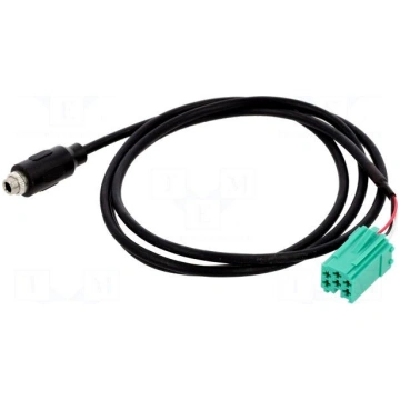 Aux adapter | Jack 3.5mm socket,mini ISO | Renault