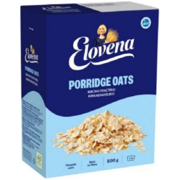 Auzu pārslas ātri vārāmās ELOVENA, 500g (450-17310