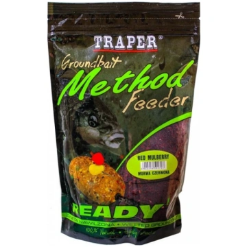Papildbarība Traper Method Feeder Ready 750g sarka