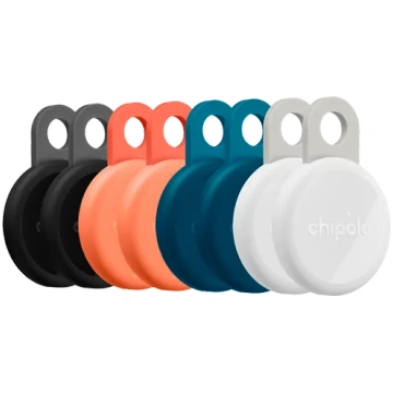 Chipolo LOOP Black/White/Blue/Orange 8-Pack
