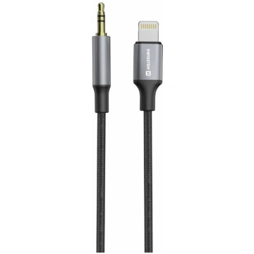 Swissten Audio Adapter Textile Lightning - 3.5mm V