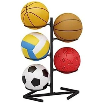Vertikāls basketbola bumbu uzglabāšanas plaukts, s