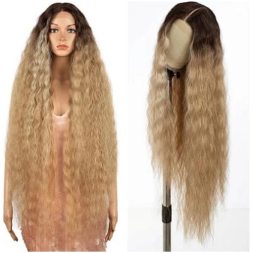 Style Icon Ombre Brown Super Long Lace Front parūk