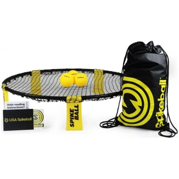 Komplekts Spikeball Standard/combo Melns/Dzeltens
