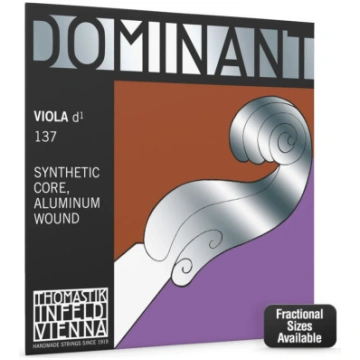 Strings For Viola Dominant nylon core D Alu. 1/2 S