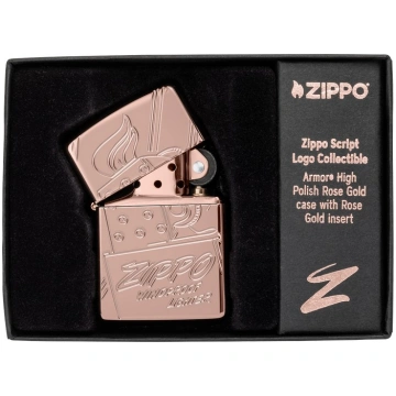 Zippo Lighter 48768 Armor® Script Collectible 4876