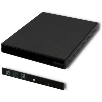 Qoltec External USB 2.0 9.5mm SATA Optical Drive C
