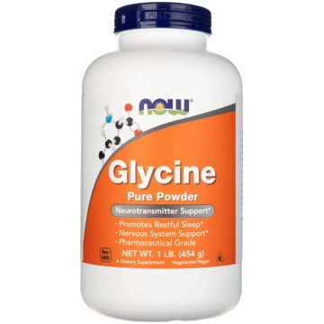 Now Foods tīrs glicīna pulveris - 454 g