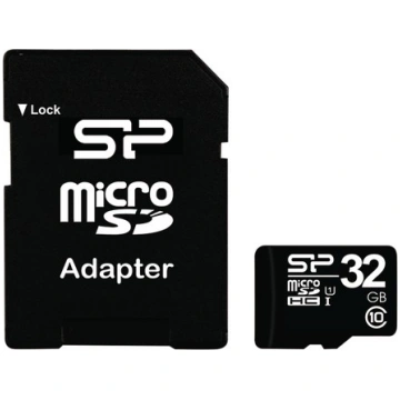 SILICON POWER MicroSD Card 32GB SDHC CL.10 includi