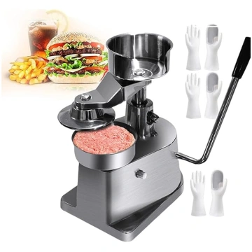 4"/5"/6" hamburgeru pīrāgu veidotājs, manuālā kome