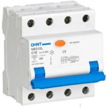 Chint Circuit breaker RCBO, NB310L/3N, 3P+N, C32, 