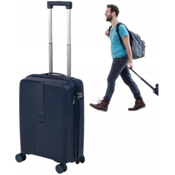 Ceļojuma koferis Wowbag 7918 S 46L tumši zils