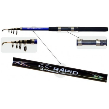 Makšķere SB Fish2Fish Rapid Short Blue teleskopisk