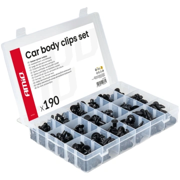 Car body clips set 120 pcs. AMIO-04736 AMIO 04736