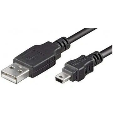 Logilink USB MINI-B 5-pin 180 Cert 1.8m USB-A to m