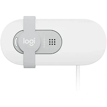 Logitech Brio 100 Full HD Webcam, USB, White (960-