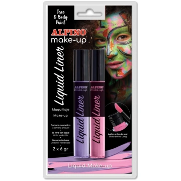 Sejas apgleznošana Alpino Fiesta, rozā krās./viole