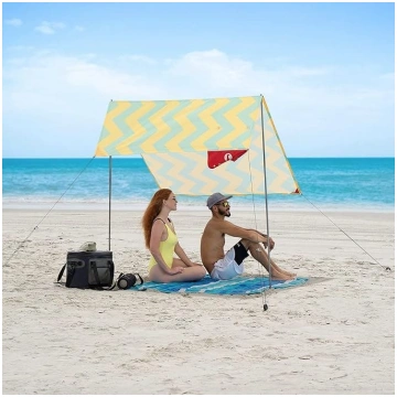 Red Suricata Teepee Sun Shade Sail Beach – saules