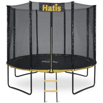 Batuts Hatis, 305 cm, ar drošības tiklu, ar kāpnēm