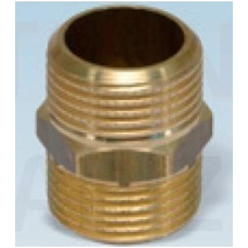 Misiņa dubultais nipelis DN20 (3/4”) 10001590166