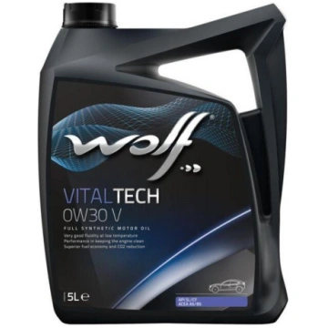 Wolf VITALTECH 0W30 V 5L ACEA: A5/B5-10,API: SL/CF