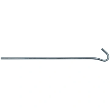 "Telts mietiņš ar āķi, tērauda, 24 cm, R056807, Ba