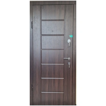Metāla ārdurvis ar MDF 602. dzīvokļu sērijai