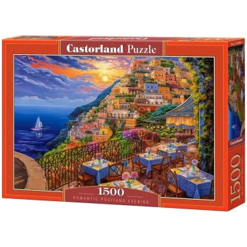 Puzles 1500 elementi Romantisks Positano vakars It