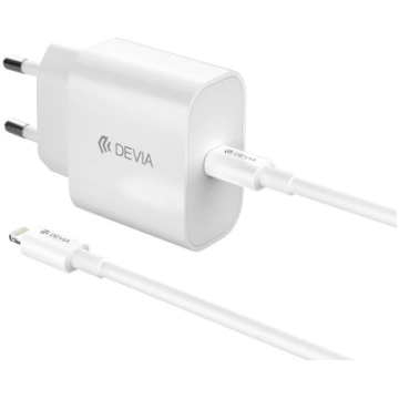 DEVIA wall charger Smart PD GaN 30W 1x USB-C white