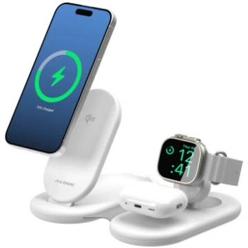 Alogic PackAway 3-in-1 Qi2 Wireless Charging Stand