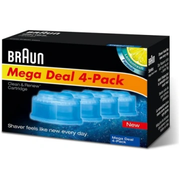 Braun Refills 4 Pack Clean and Renew CCR4 3+1
