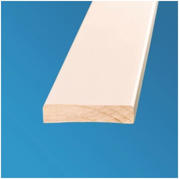 Aploda masīvkoka Gruntēta balta 12x56x2200