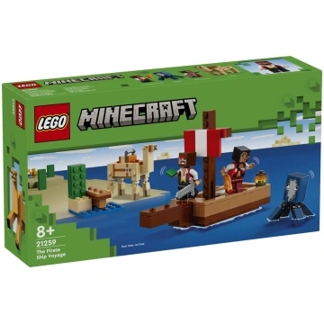 Lego Minecraft Pirātu kuģa ceļojums 21259L