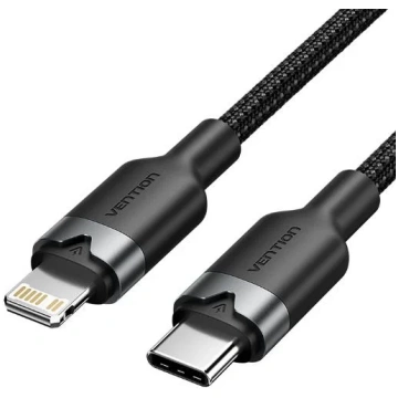 CABLE USB-C TO LIGHTNING/2M BLACK LALBH VENTION