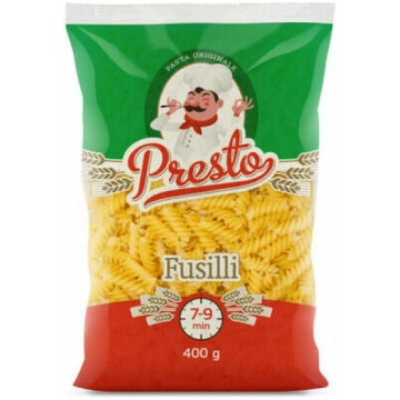 Makaroni spirāles 400g, Presto