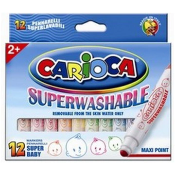 Flomasteri bērniem CARIOCA ,12 krāsas