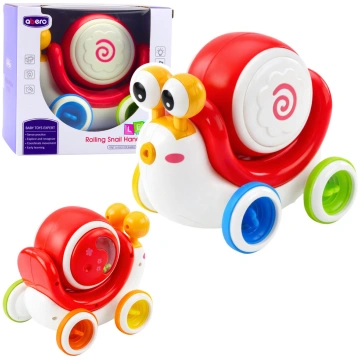 Interactive Snail Riding Drum Musical Educational 
