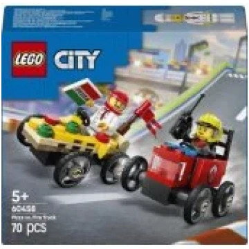 Lego Pizza vs. Fire Truck Race Car Pack 60458 Kons