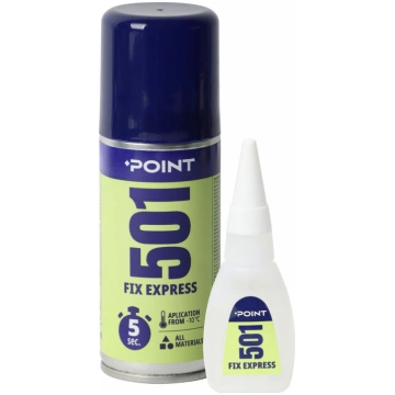 Līme ar aktivatoru POINT 501 Fix Express, 100 ml