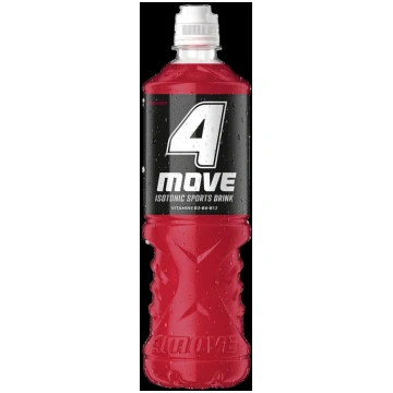 Izotonisks dzēriens 4 move Wild Cherry PET 0,75 l 